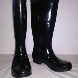 Merona Black Rain Boots